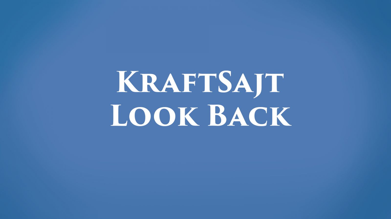 CraftSite - Look Back (parodia)